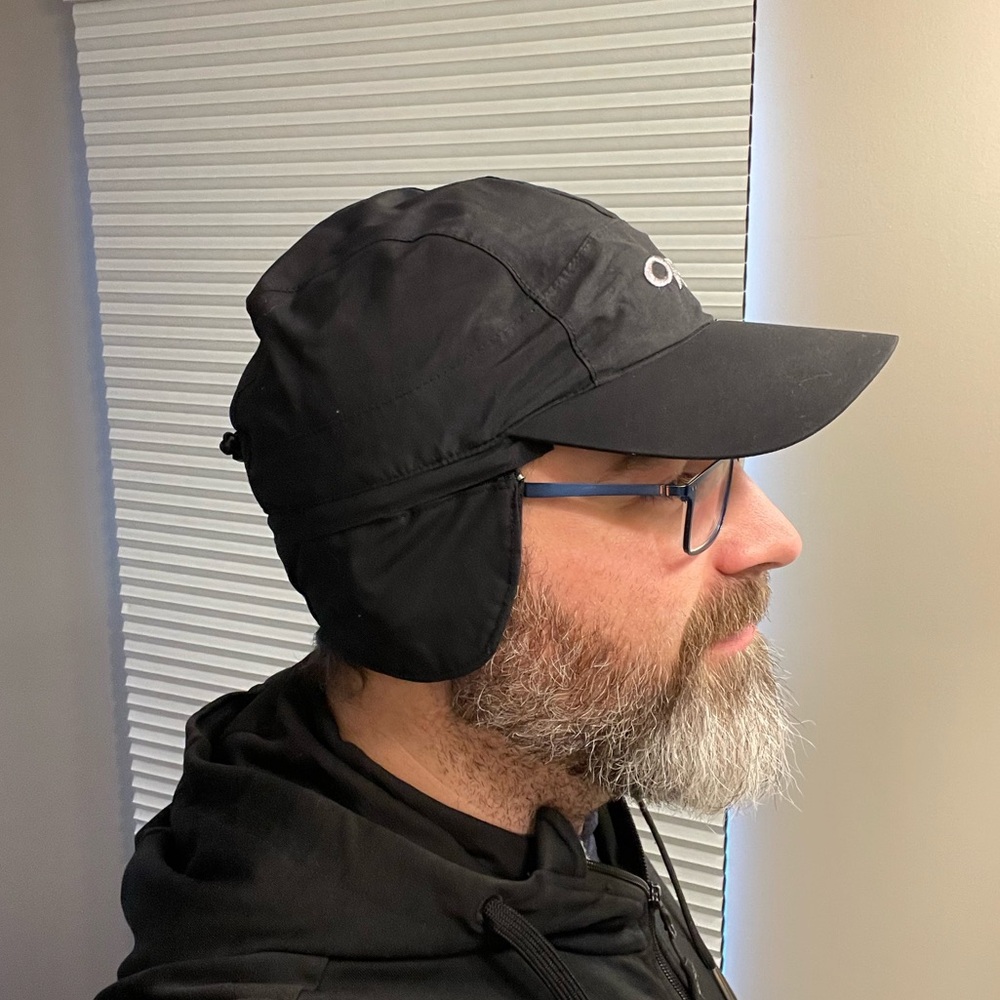 Outdoor Research Gore-Tex fleece lined cap with ear flaps XL